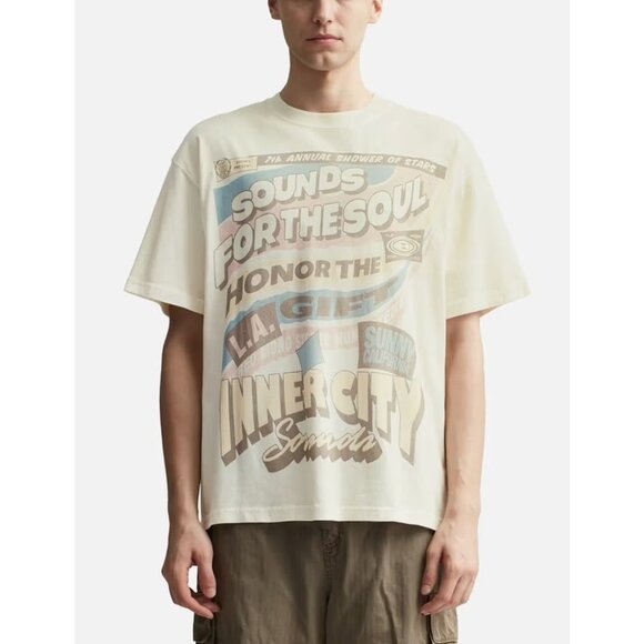 Honor The Gift Sounds For The Soul Tee in Cream Small New Mens Tshirt - Picture 11 of 13